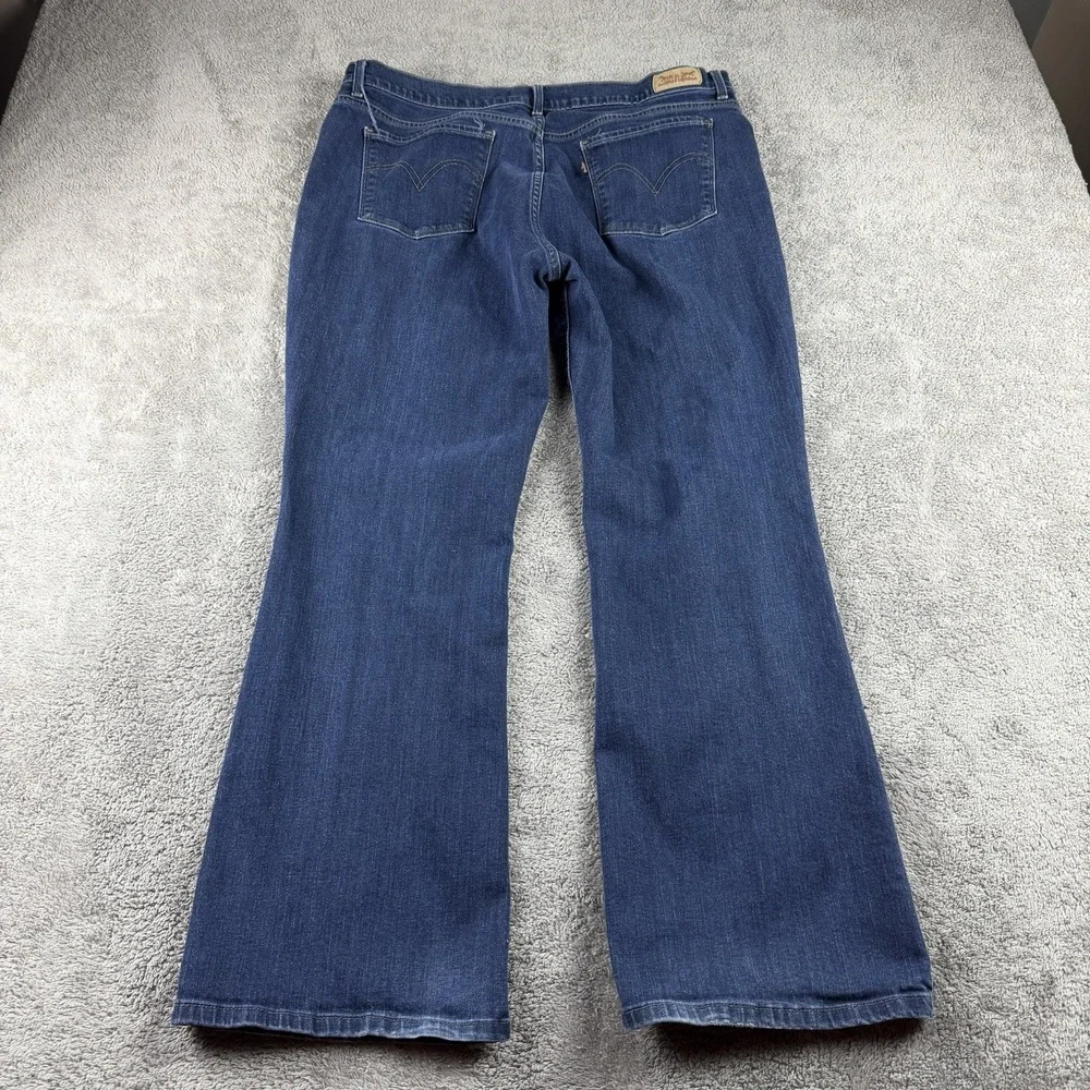 Levis 515 Bootcut Jeans Womens 16  Blue‎ Mid Rise
